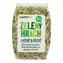 BIO Hrách zelený půlený 500 g Country Life